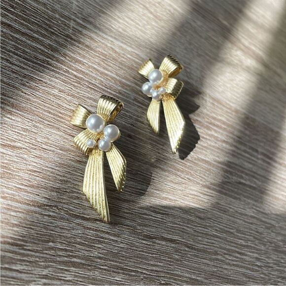 Vintage style earrings M259 - Picture 2 of 4